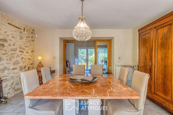 Mas avec terrain arboré, cachet et douceur de vivre