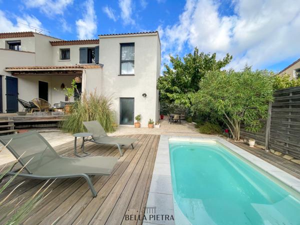 Montpellier (34070) Magnifique aison familiale rénovée avec piscine - 150m² habitables sur 403m² de terrain