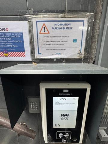 75012 PLACE DE PARKING 1er sous-sol- Bastille - Gare de Lyon - INDIGO