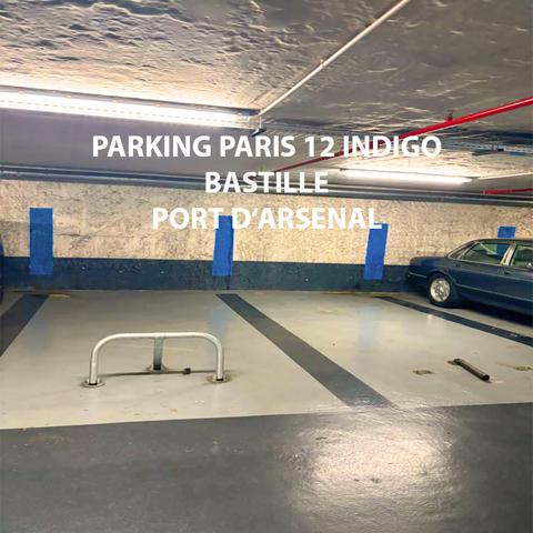 75012 PLACE DE PARKING 1er sous-sol- Bastille - Gare de Lyon - INDIGO