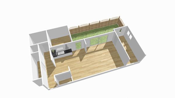 Appartement 3 pièces - 75 m² Exclusivité efficity