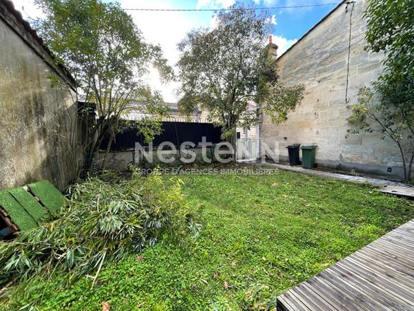 Talence centre proche TRAM Echoppe double avec garage sur 600 m2 de terrain