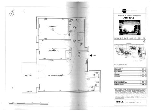 Appartement t3 avec parking