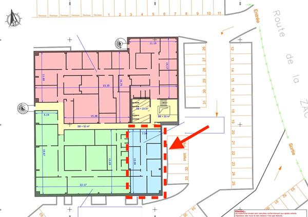 Bureaux Le Lamentin 122 m2