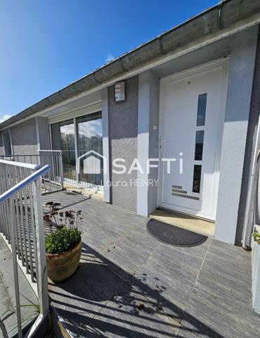 Appartement en duplex rénové de 3 chambres avec balcon et jardinet