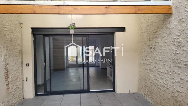 Jolie maison de ville rénovée avec goût, sur 2 niveaux