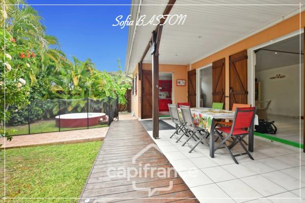 Les Trois-Îlets – Plage à pied - T3 de plain-pied - piscine – 83m2 au sol – Terrain 237m2 (972) - A vendre