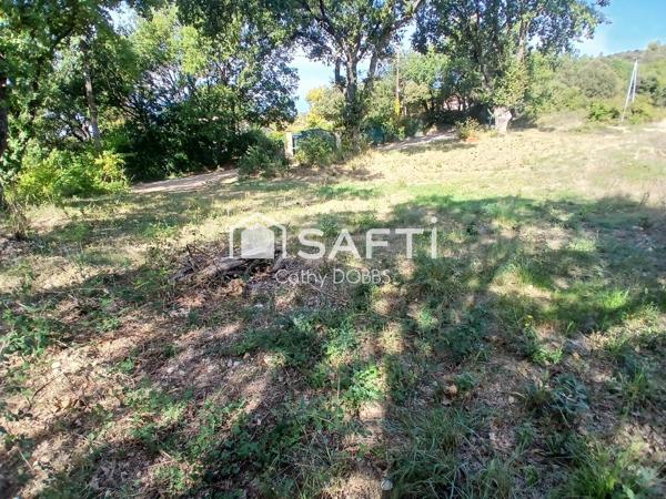 Terrain constructible, viabilisé et borné
