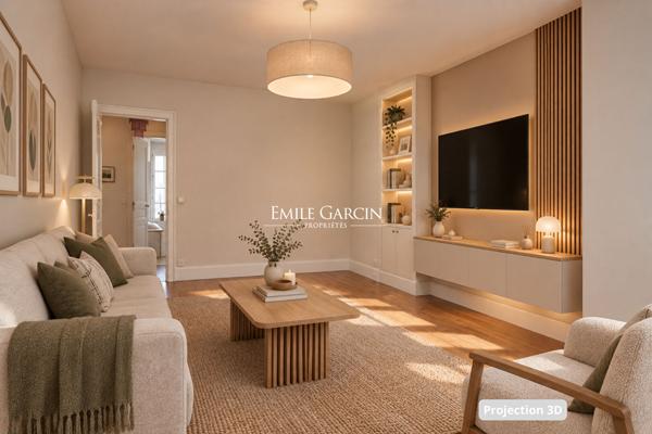 A VENDRE - Appartement Paris - 75009 - Folies Bergères - Square Montholon - 2 pièces - 1 chambre - 48 m²