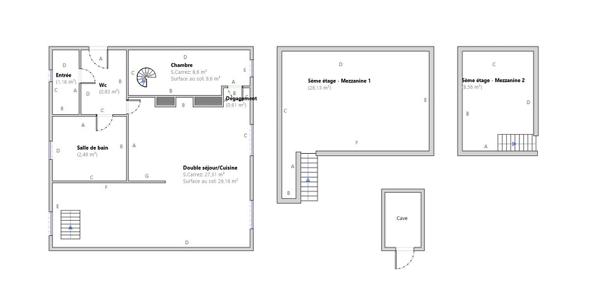 Appartement à vendre 4 pièces 54 m² Paris 10