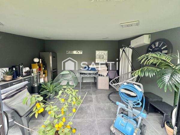 PAVILLON PLAIN PIED 4 CHAMBRES DONT UNE SUITE PARENTALE + GARAGE ET PISCINE  A JUSCORPS !