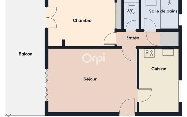 Appartement à vendre    2 pièces • 49,33 m2 Pégomas