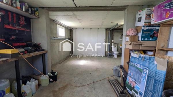 Maison sur terrain de 800m² avec sous-sol complet