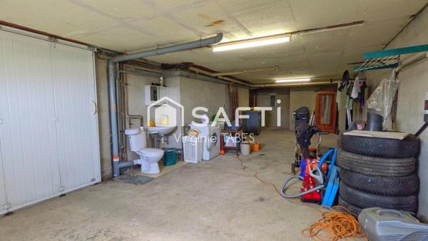 Maison sur terrain de 800m² avec sous-sol complet