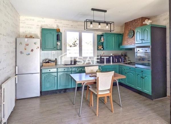 Maison sur terrain de 800m² avec sous-sol complet