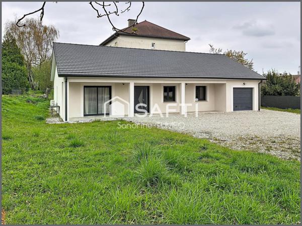 Maison contemporaine de plain-pied