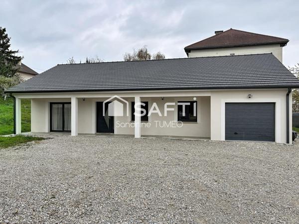 Maison contemporaine de plain-pied