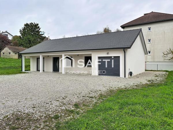 Maison contemporaine de plain-pied