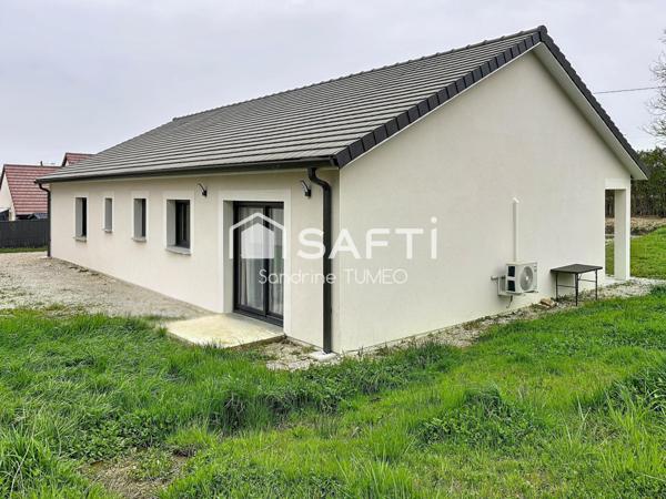 Maison contemporaine de plain-pied