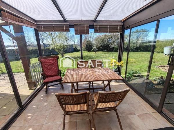 Maison de campagne avec chb au rdc, jardin clos et dépendances