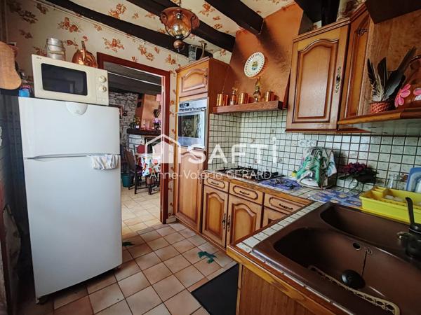 Maison de campagne avec chb au rdc, jardin clos et dépendances