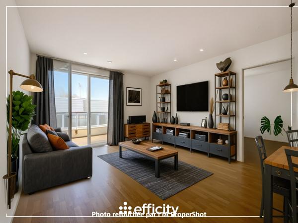 Appartement 2 pièces - 42 m² Exclusivité efficity