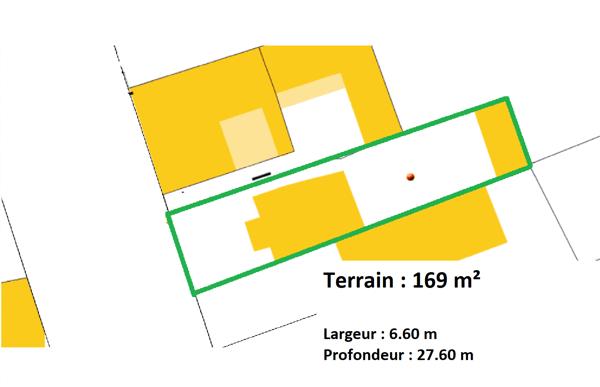 Terrain à vendre 169 m² Bagnolet