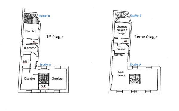 Montmorency (95160) Duplex Centre-Ville Montmorency - 123m2 divisible en 2 appartements