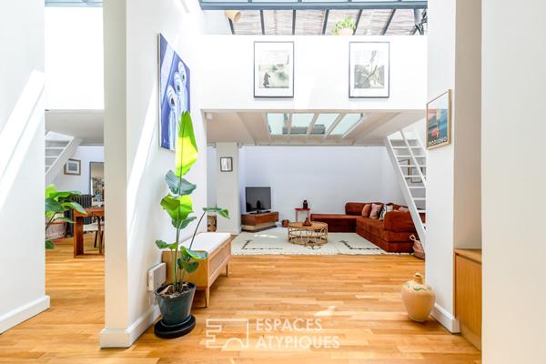 Loft contemporain baigné de lumière