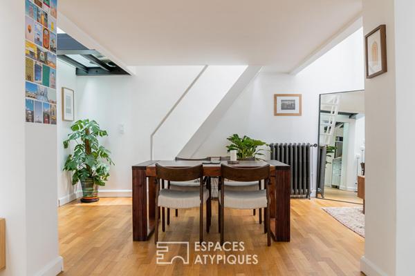 Loft contemporain baigné de lumière