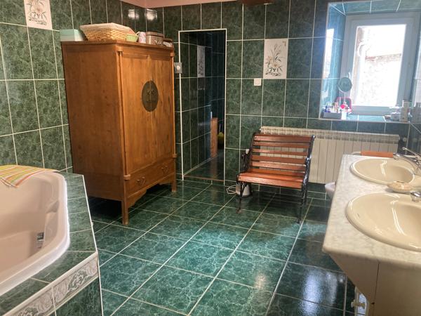 Carcassonne, maison 160m2 rénovée avec dépendances, cours, terrasses, jardin et piscine
