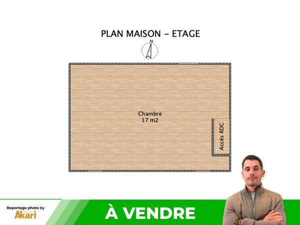 Maison
         2 pièces
        - 54 m² Exclusivité 115 000 €*