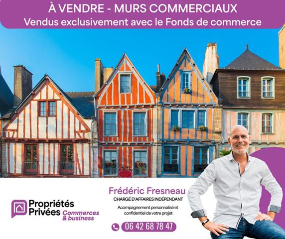VANNES CENTRE - MURS COMMERCIAUX AVEC LOGEMENT? RESTAURATION