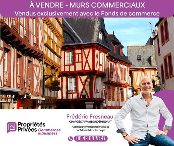 VANNES CENTRE - MURS COMMERCIAUX AVEC LOGEMENT? RESTAURATION