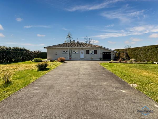 Dpt Gers (32), à vendre BARCELONNE DU GERS Maison T4 de 105 m² habitables en plain-pied + garage attenant de 33 m² + grande terrasse couverte de 50 m² sur 5549 m² de terrain