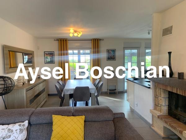 MAISON INDIVIDUELLE- PLAIN- PIED- 128M2 -4 CHAMBRES - 3 GARAGES - PARKING- TERRAIN - SOUS-SOL COMPLET -LEXY