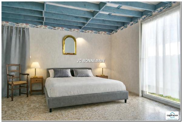 Maison plain-pied à vendre proche Plages - LE CHATEAU D'OLERON (17) - 135 m² habitables - Terrain 1400 m² - 4 pièces