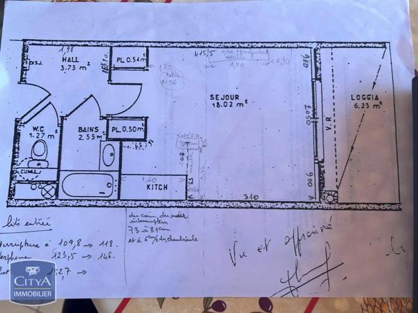 Appartement à vendre 1 pièce 27m²