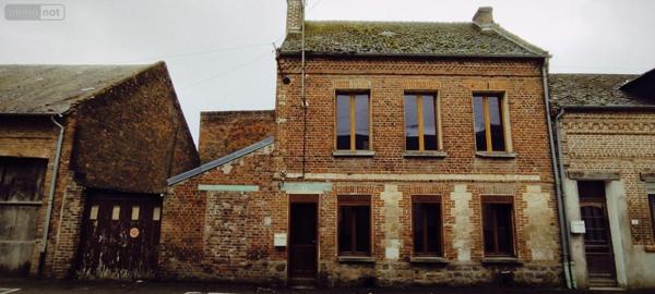 Maison à restaurer à vendre à Crécy-sur-Serre dans l'Aisne (02270), ref : 02014/805