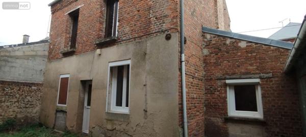 Maison à restaurer à vendre à Crécy-sur-Serre dans l'Aisne (02270), ref : 02014/805