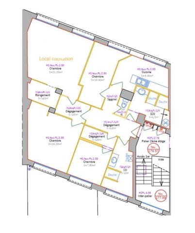 Appartement T5 97m2 4 chambres 279 000 €