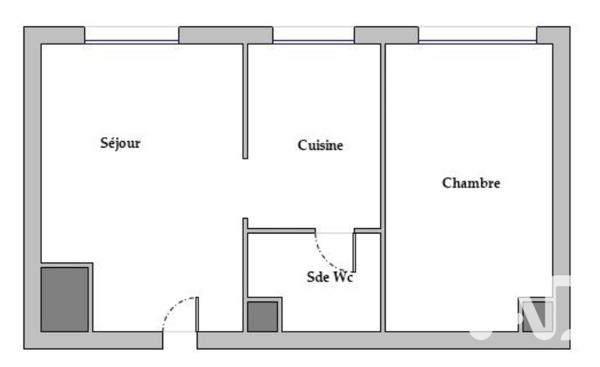 Appartement à vendre 2 pièces 34 m² Savigny-sur-Orge