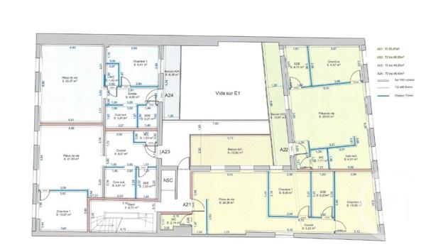 Appartement à vendre  3 pièces - 59,47 m2 CAUTERETS - 65