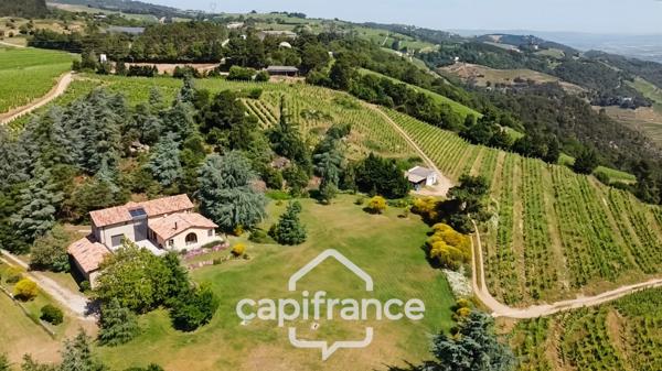 Propriété d’Exception – Domaine Privé en AOP Cornas // L’Art de Vivre, l’Élégance et la Nature en Harmonie