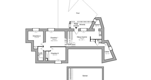 Location Maison 3 pièces 72.05 m² - Fleurie 69820