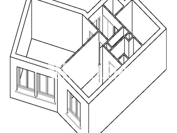 Location Studio 34.75 m² - 18 PLACE CHAMPLAIN Caen 14000