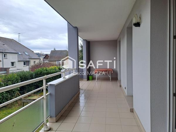 grand 3/4p au calme avec terrasse sud de 19m²