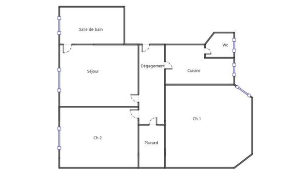 Le Kremlin-Bicêtre - Appartement 3 pièces avec balcon et cave