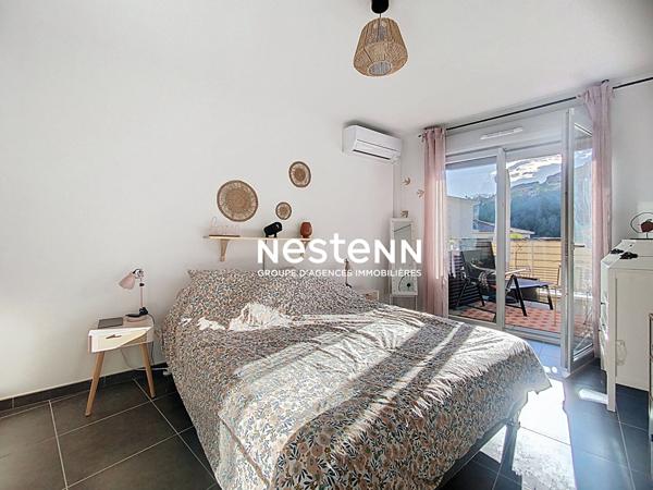 3P- 63M2- SUD - VALLAURIS - BOX FERME- TERRASSE 24M2 - PARKING - PISCINE