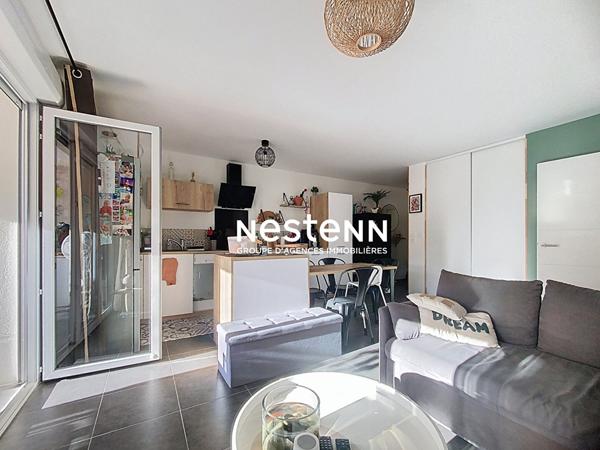 3P- 63M2- SUD - VALLAURIS - BOX FERME- TERRASSE 24M2 - PARKING - PISCINE